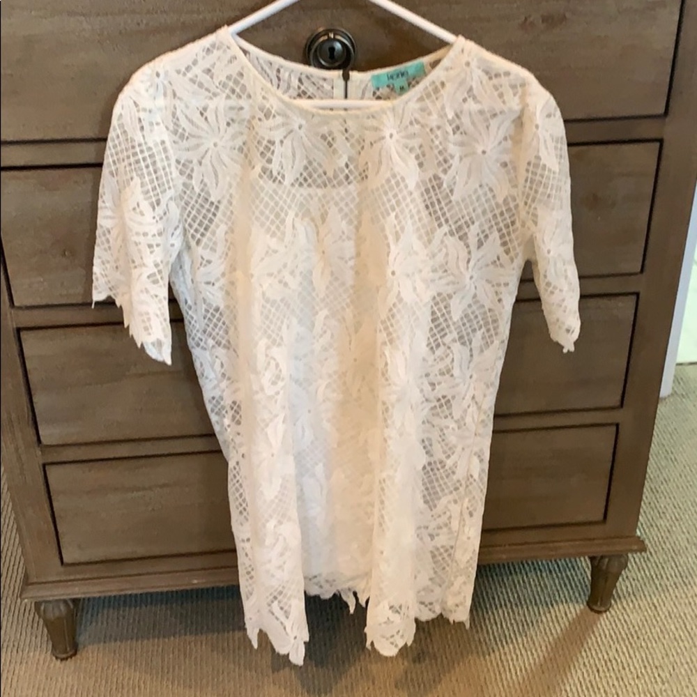Karlie lace dress white small